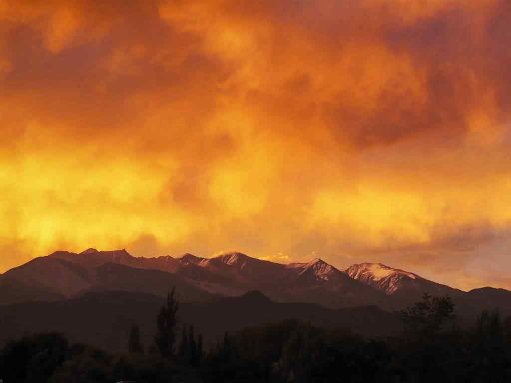 photo du ciel et des nuages